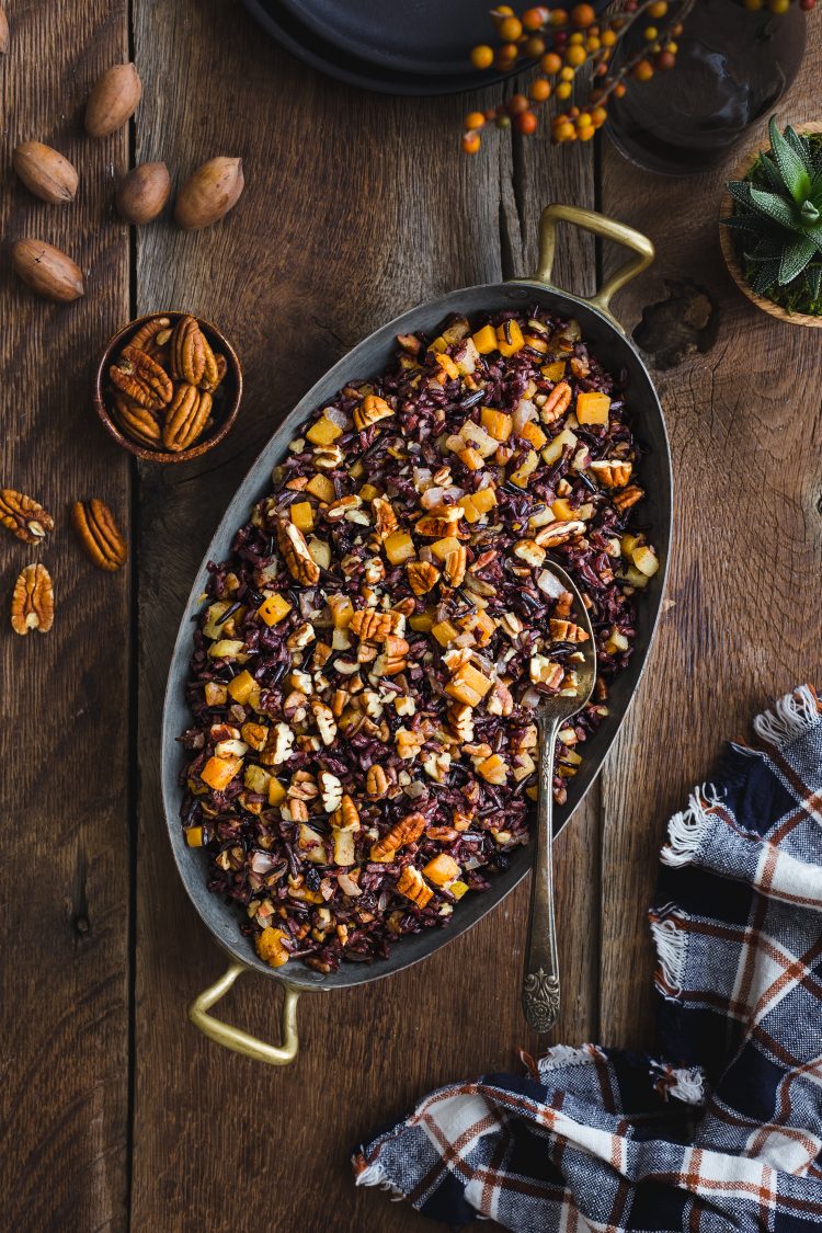 Pecan Wild Rice Pilaf Jelly Toast