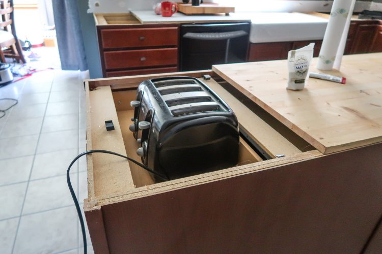 DIY Brick Kitchen Island Behind The Scenes Of Our Kitchen Renovation