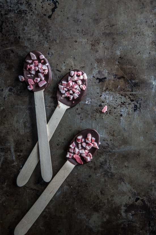 chocolate dipped spoons-010