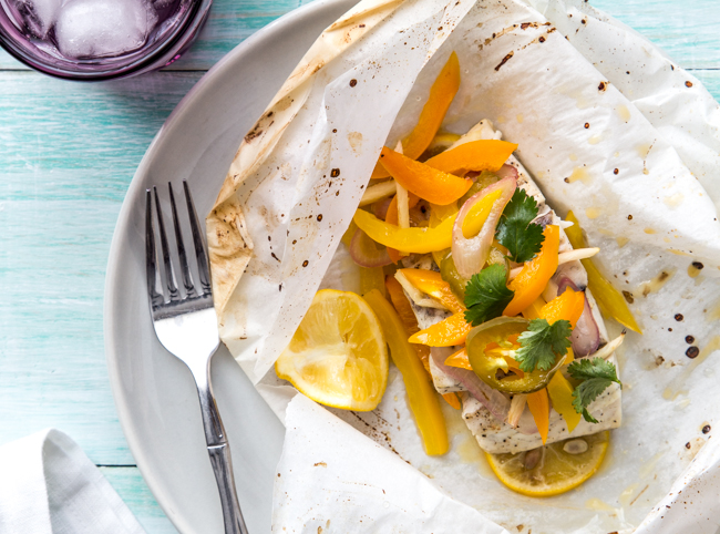 Barramundi in parchment