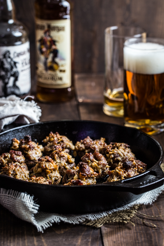 Sausage Stuffed Mushrooms #CaptainsTable by Jelly Toast