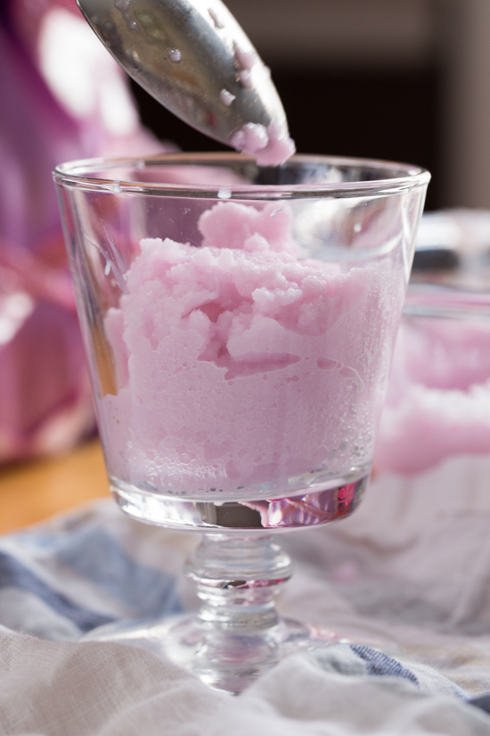 Raspberry Snow Ice Cream from Jelly Toast