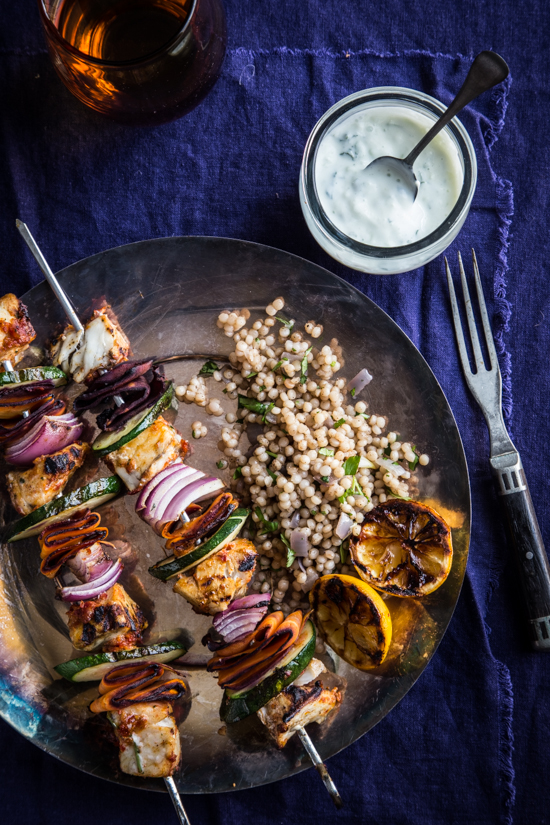 Moroccan Fish Skewers by Jelly Toast