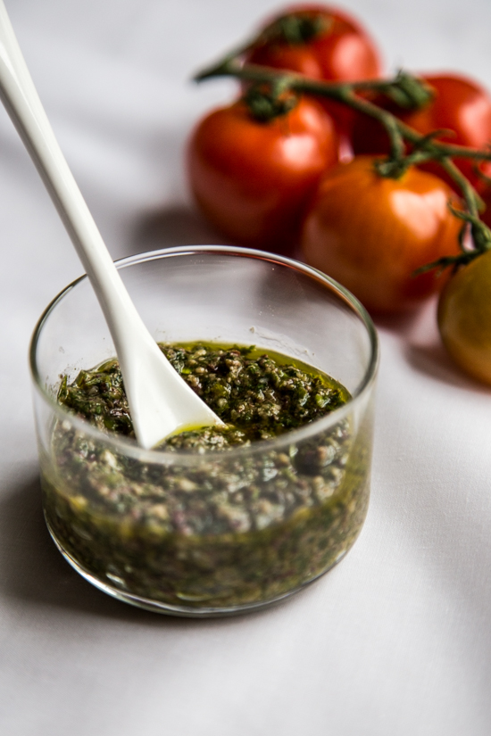 Pesto Flatbread with Microgreens Salad by Jelly Toast