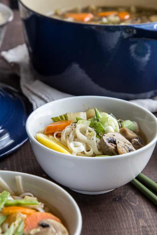 Asian Vegetable Noodle Soup by Jelly Toast