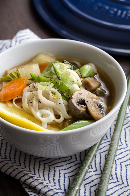 Asian Vegetable Noodle Soup by Jelly Toast