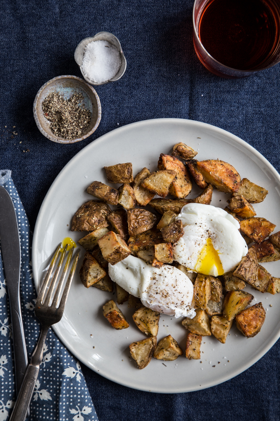 Oven Potato Hash and Eggs by Jelly Toast