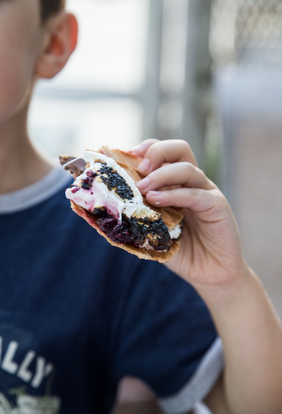Roasted Berry S'mores by Jelly Toast
