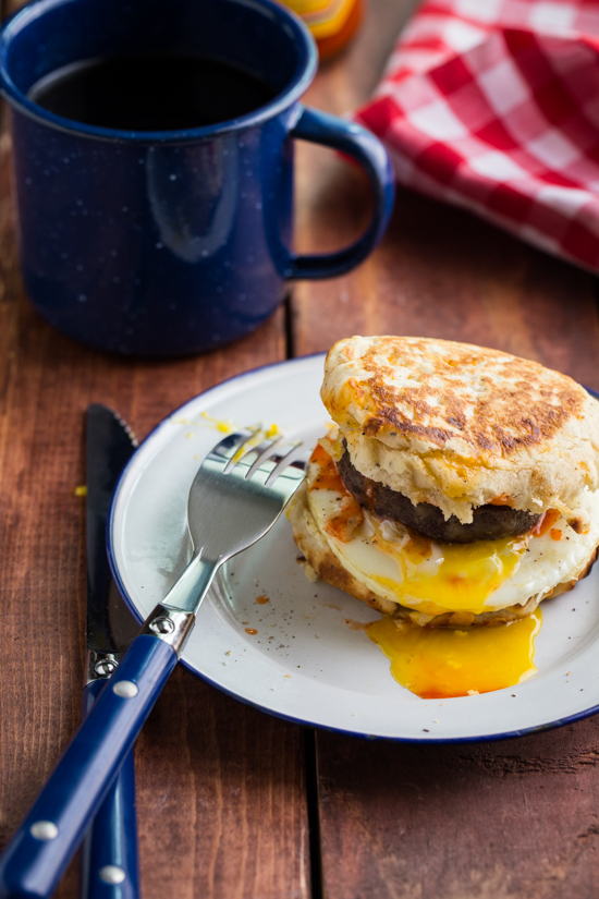 Sausage Peppered Biscuit Breakfast – Get Out Camping & Hiking