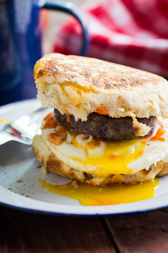 Campfire Breakfast Burgers