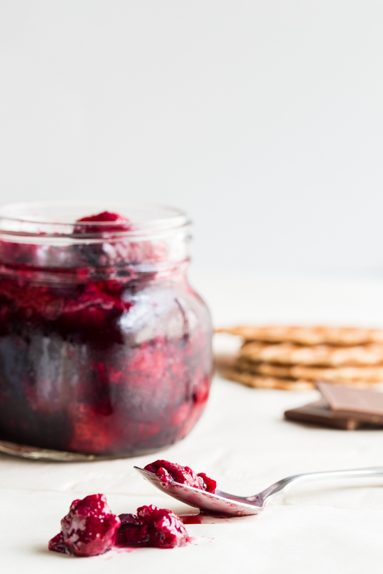 roasted berries with cardamom by Jelly Toast