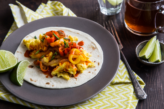 Breakfast Fajita Tacos by Emily Caruso