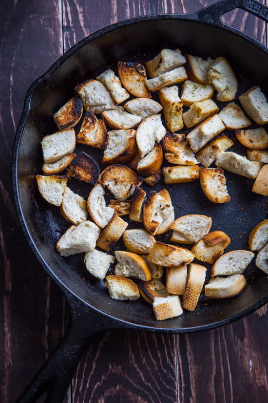 Skillet Croutons by Jelly Toast