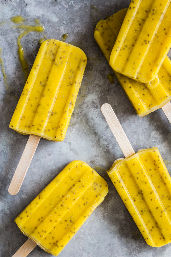 Mango Chia Popsicles by Jelly Toast