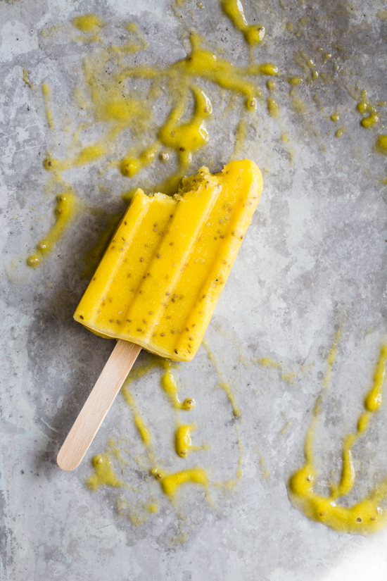 Mango Chia Popsicles by Jelly Toast