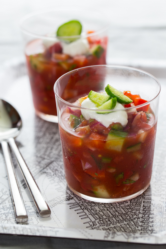 gazpacho by Jelly Toast #SundaySupper