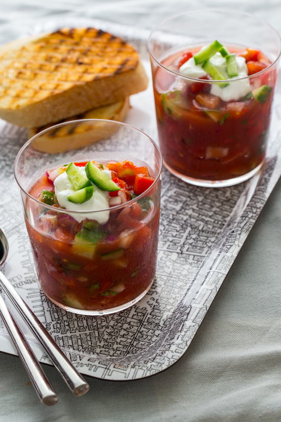 Gazpacho by Jelly Toast #SundaySupper