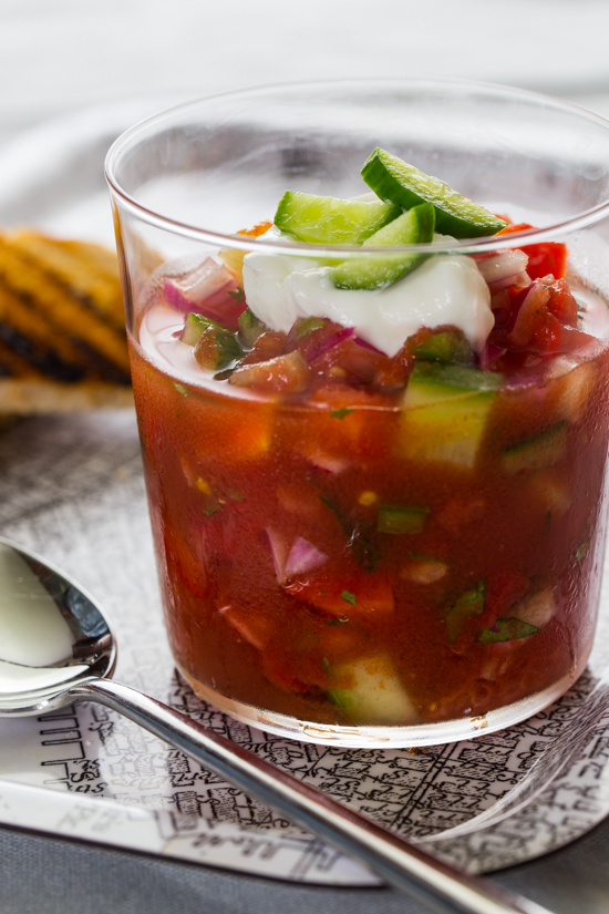 Gazpacho by Jelly Toast #SundaySupper