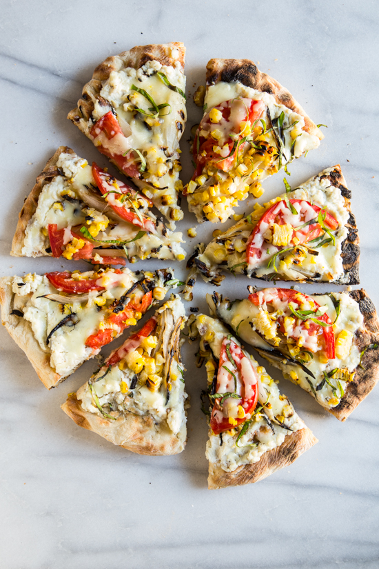 grizza | grilled vegetable pizza - Jelly Toast