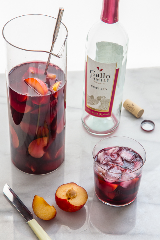 Sangria and Snacks for a Labor Day Party