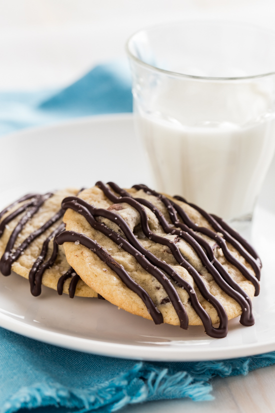 Salted Caramel Chocolate Chip Cookies by Jelly Toast