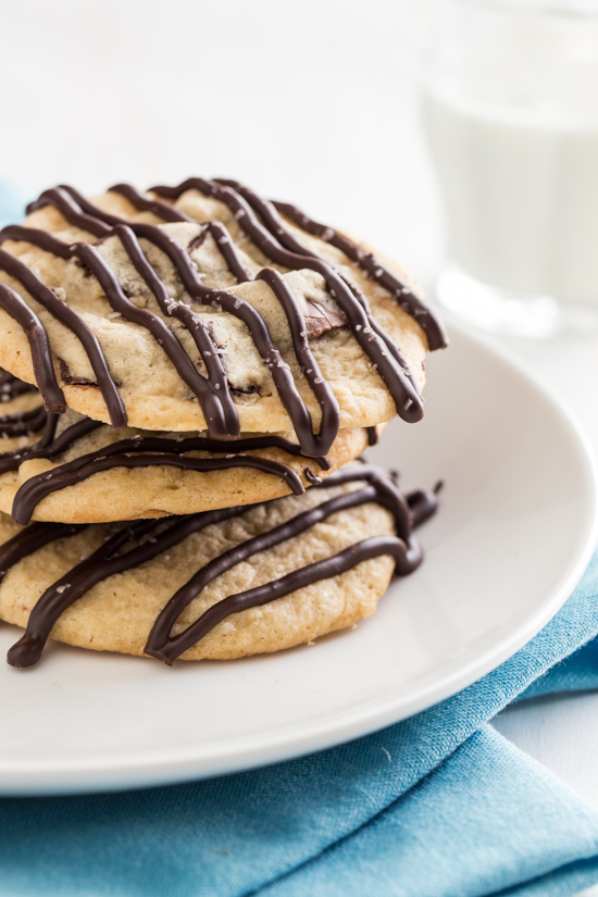 Salted Caramel Chocolate Chip Cookies by Jelly Toast