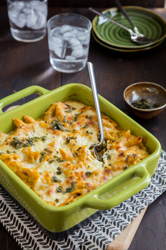 Pumpkin Sage Baked Ziti 2 | photo by Emily Caruso