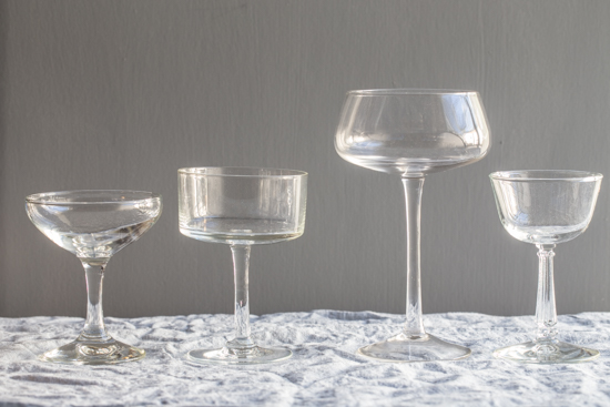 cocktail glasses| stemware | www.jellytoastblog.com