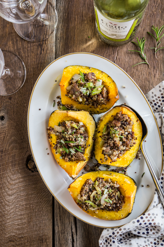 Stuffed Acorn Squash | www.jellytoastblog.com