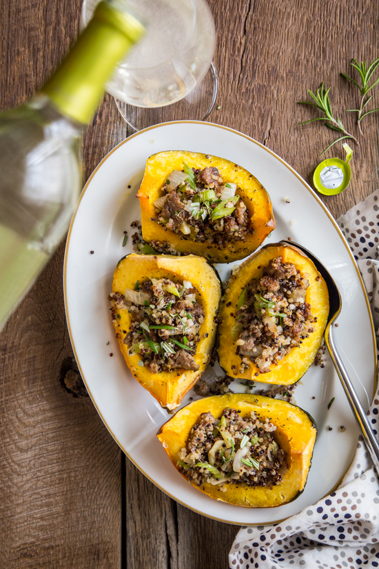 Stuffed Acorn Squash | www.jellytoastblog.com