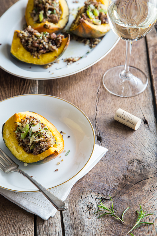 Stuffed Acorn Squash | www.jellytoastblog.com