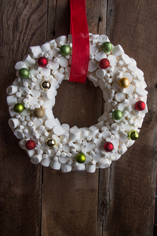 Marshmallow Wreath