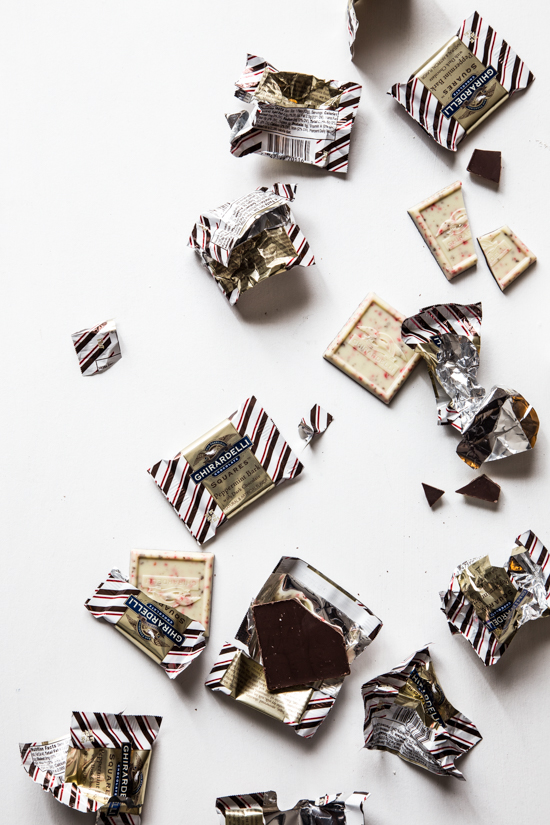 Peppermint Bark Brownies | jellytoastblog.com