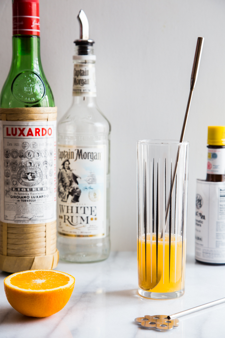 Rum Orange Swizzle | JellyToastBlog.com