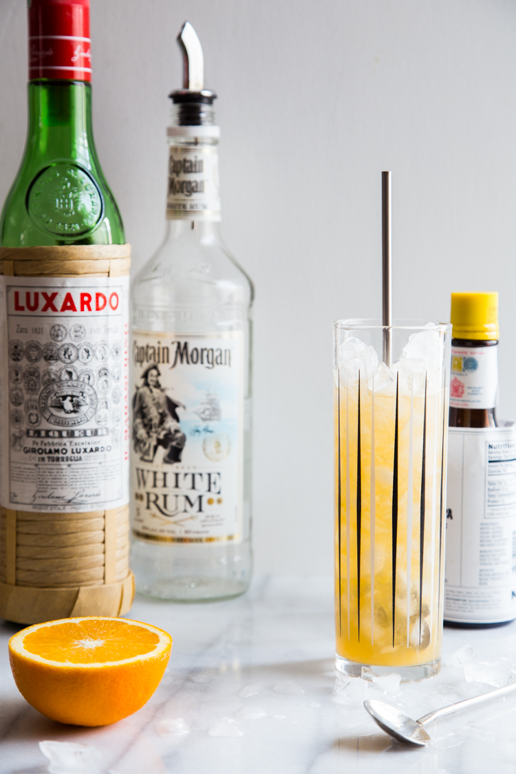 Rum Orange Swizzle | JellyToastBlog.com