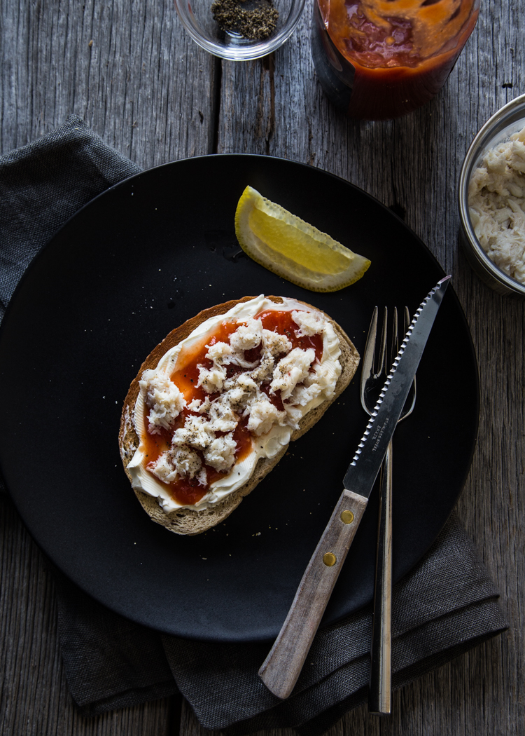 Crab Toast with Cream Cheese | JellyToastBlog.com