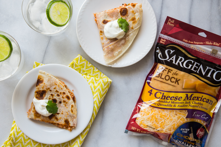 Chicken CousCous Quesadillas | JellyToastBlog.com