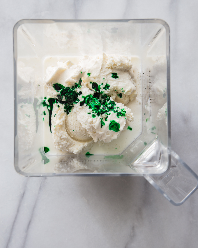 Vanilla Mint Milkshake - Jelly Toast