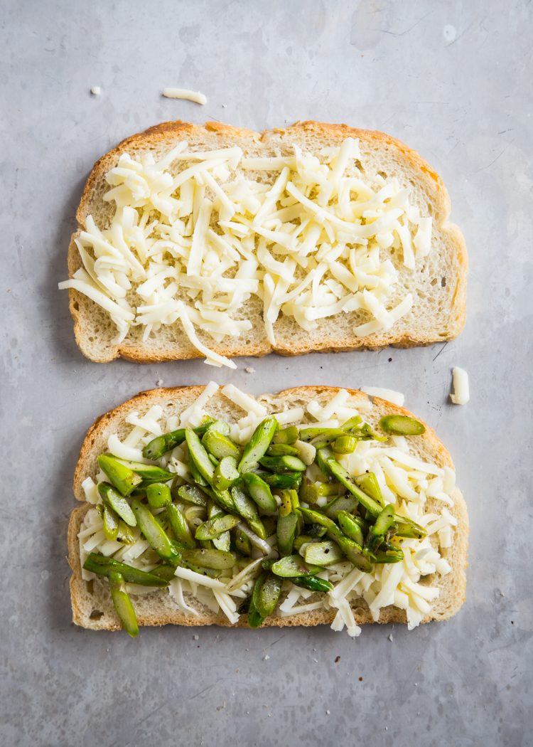 Asparagus Grilled Cheese - Jelly Toast