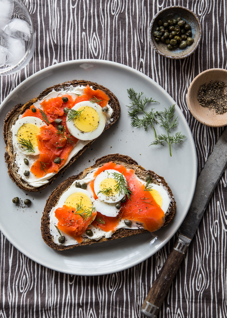 Smoked Salmon Toast » A Healthy Life For Me