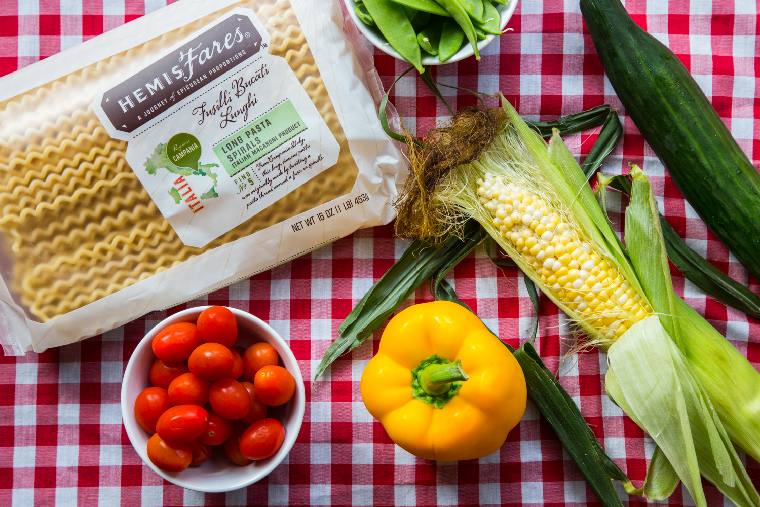 Summer Vegetable Pasta Salad | JellyToastBlog.com