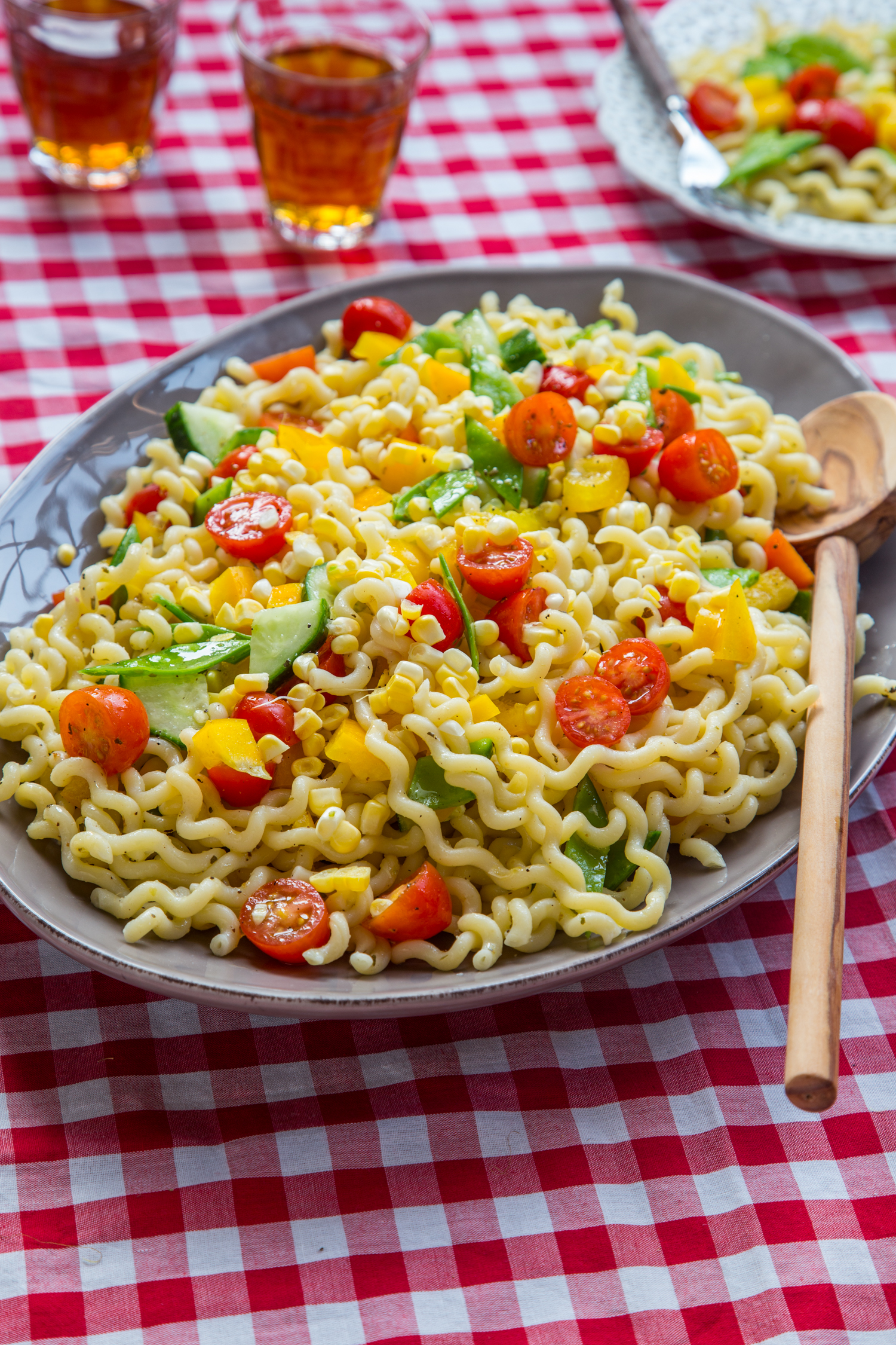 Summer Vegetable Pasta Salad - Jelly Toast