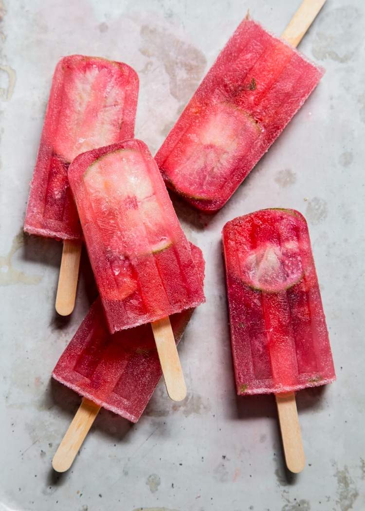 Tart Cherry Mojito PopTails | JellyToastBlog.com