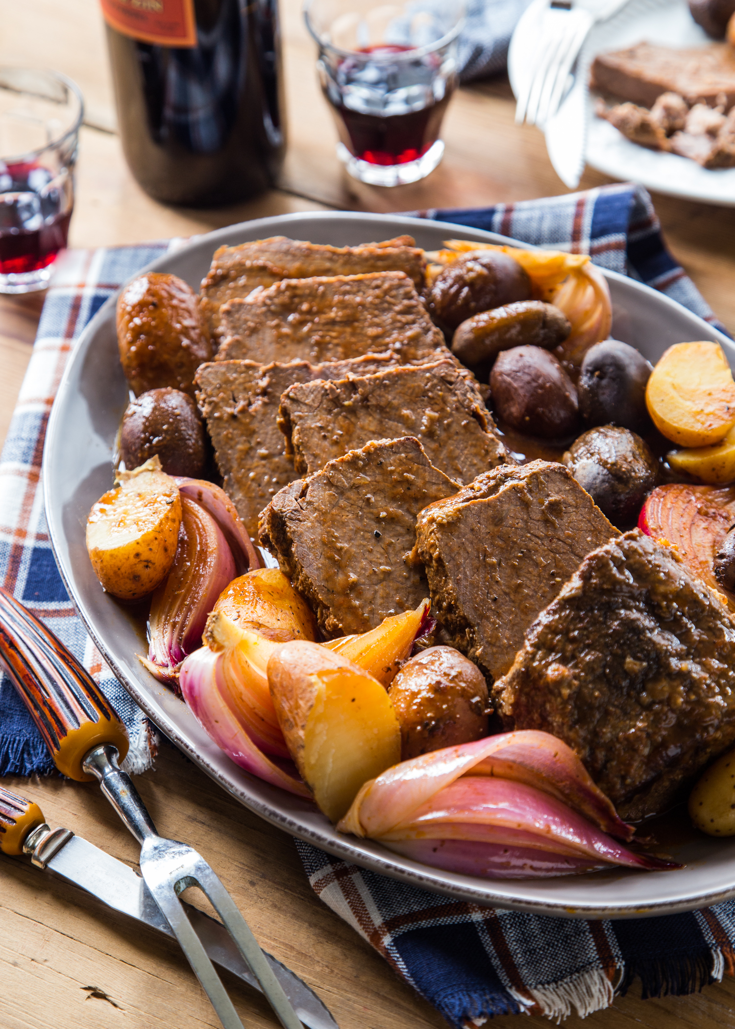 Slow Cooker Bloody Mary Pot Roast | JellyToastBlog.com