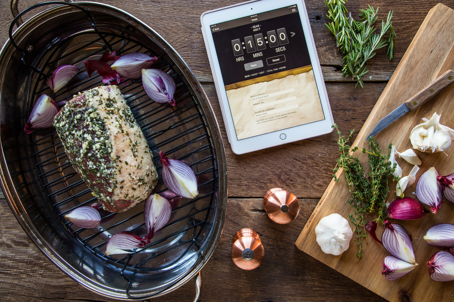 Garlic Herb Roast Beef | JellyToastBlog.com