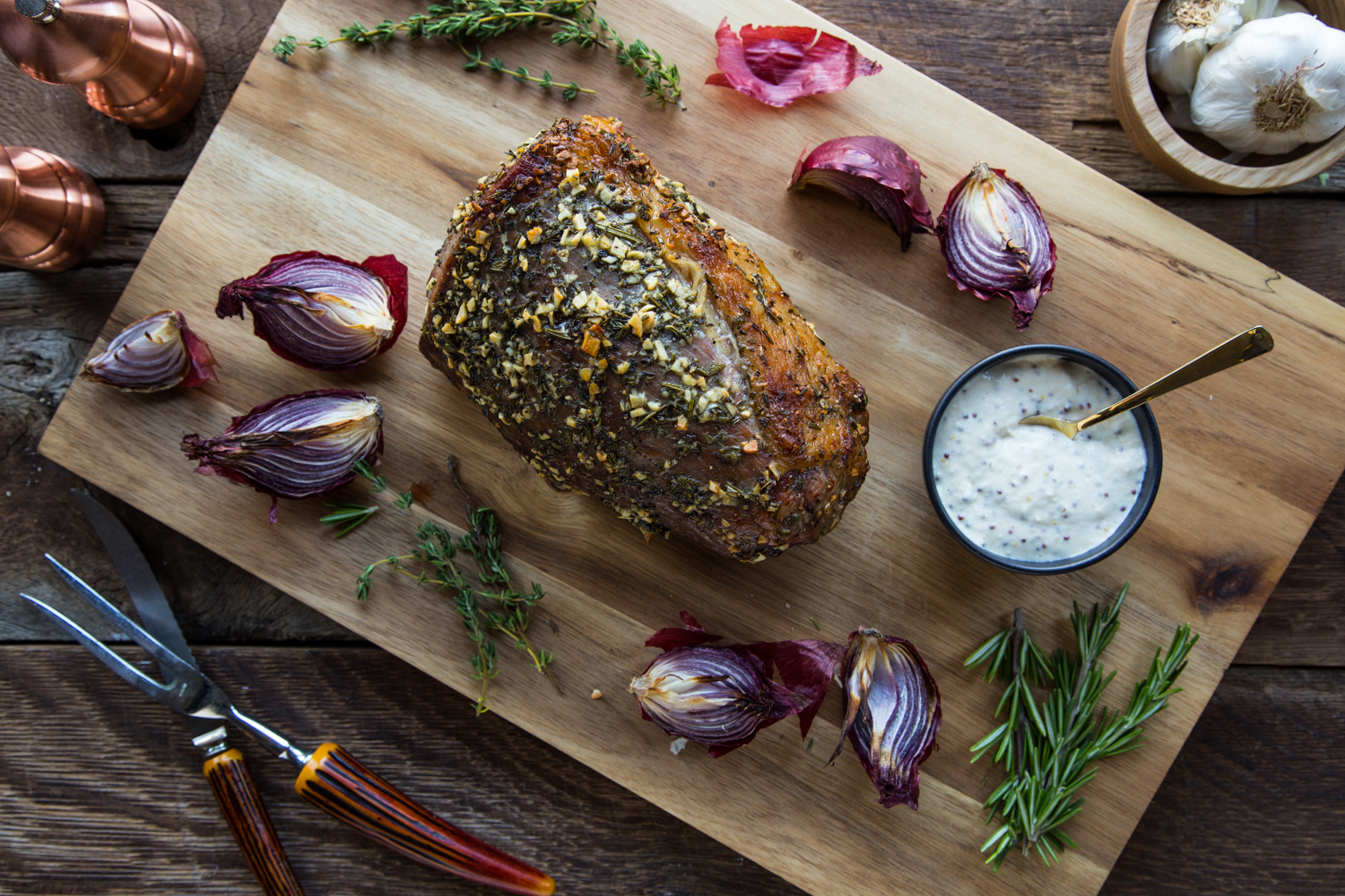 Garlic Herb Roast Beef | JellyToastBlog.com