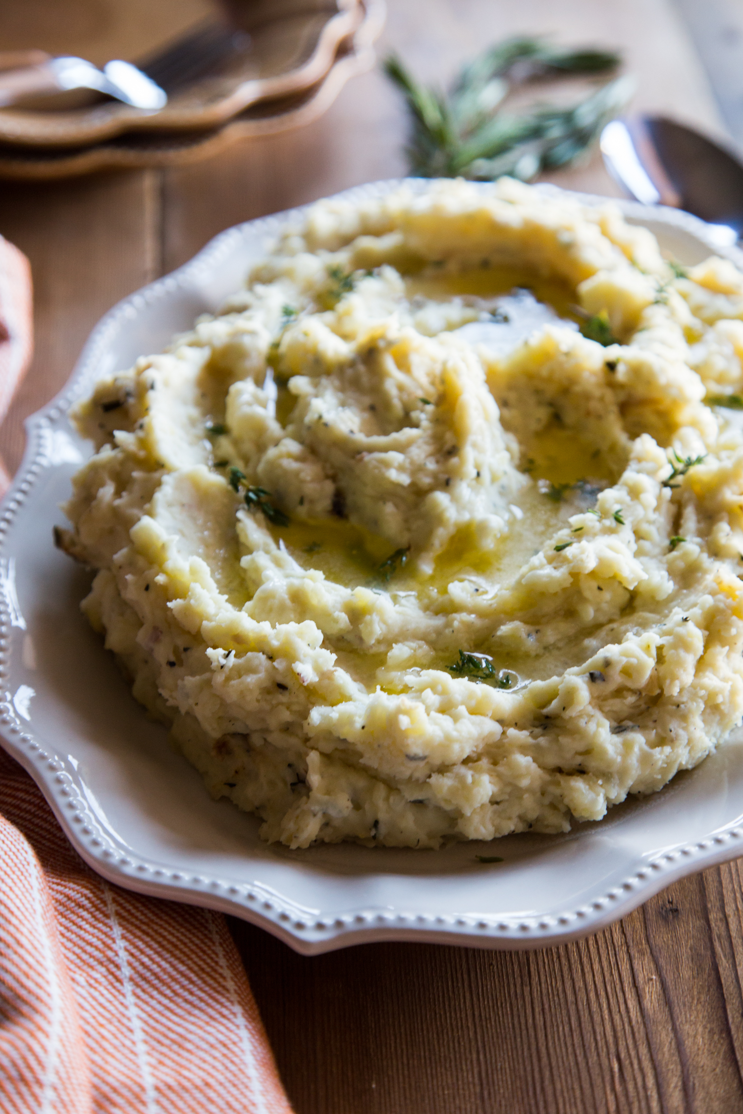 Roasted Garlic Herb Cream Cheese Mashed Potatoes 13 Of 15 Jelly Toast 9482