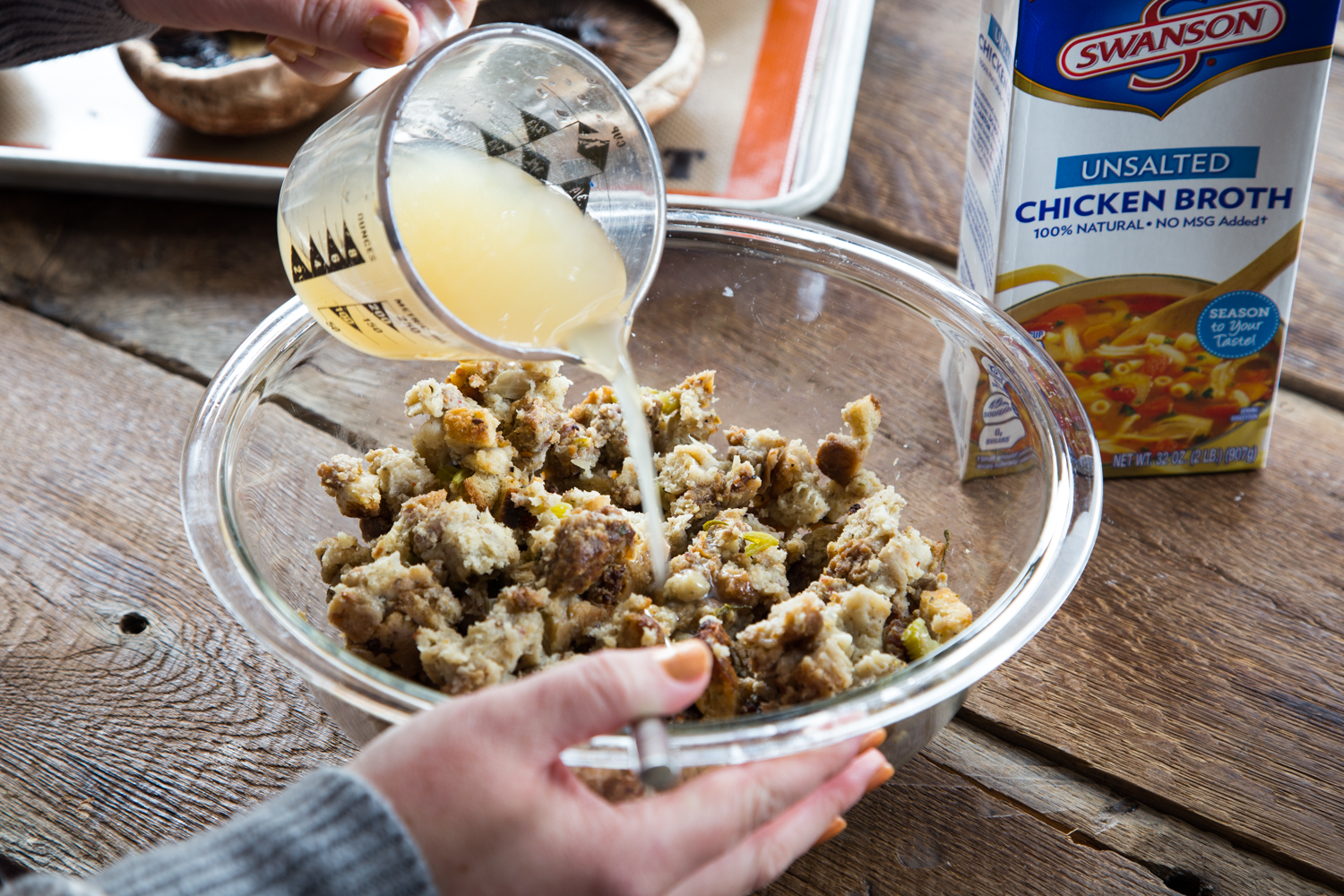 Sausage Stuffed Portabella Mushrooms | JellyToastBlog.com