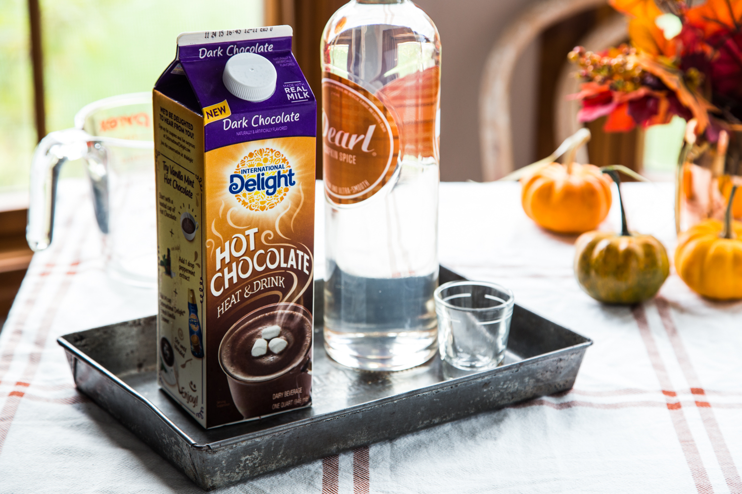 Spiked Pumpkin Spice Hot Chocolate | JellyToastBlog.com