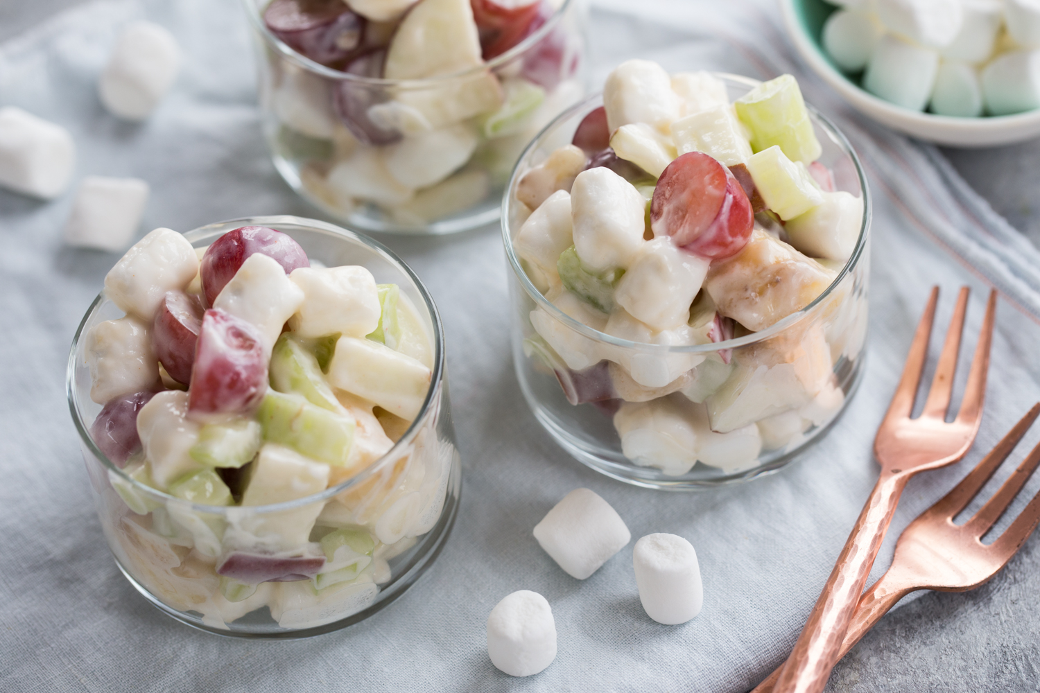 waldorf salad with marshmallows